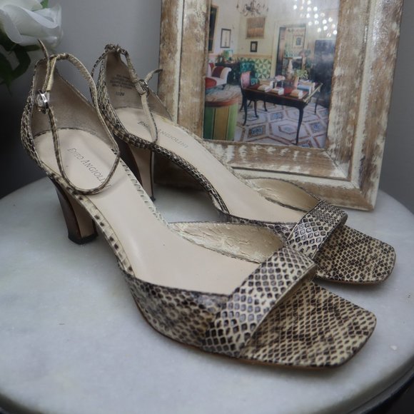 Enzo Angiolini Snakeskin Shoes - Picture 2 of 12